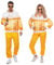 iZoeL Beer Costume for Men Women - Oktoberfest 70s 80s 90s October Festival Fancy Dress - Beer Festival Halloween Golden Glasses Necklace