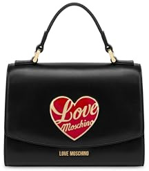 Love Moschino Tasche aus schwarzem PU-Kunststoff