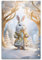 XMLCYD Osterposter, Frohe Ostern, Osterhase, edles Kaninchen-Poster, dekorative Malerei, Leinwand, Wandposter und Kunstbild, Druck, moderne Familienschlafzimmer-Dekoration, Poster, 30 x 45 cm