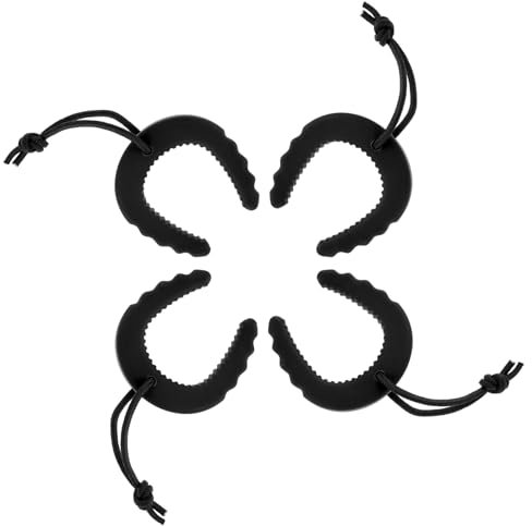 HJZHII 4 PCS First Responder Door Stop, Door Jam for Law Enforcement Door Pinch Guard from Closing Edge Door Finger Guards Security Emergency Police Door Stoppers Emergency Medical Services(Black)