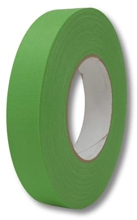 gws Rohgewebe Gewebeband 21541 – 50m x 25mm, grün – Stark haftendes Gewebeband für Kabelschutz, Kantenschutz und kreative Anwendungen – flexibel, langlebig, ideal für Haushalt und Industrie