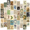 TWNSLLA Fairycore Vintage-Wanddekoration, ästhetisches Wand-Collage-Set, Landhaus-Kern, Vintage-Poster für Zimmer, ästhetisch, Cotttagecore-Pilzbilder, skurriles Dekor, Feenkunstdrucke für