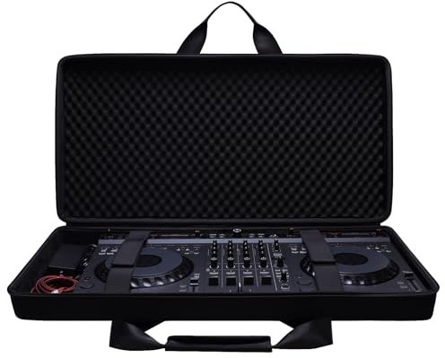 XANAD DJ Controller Case for Pioneer DJ DDJ-FLX10, DDJ-REV5, DDJ-REV7, DDJ-FLX6-GT, AlphaTheta DDJ-GRV6, RANE FOUR, RANE PERFORMER DJ Controller - Inside: 32.6x15.6x4.3