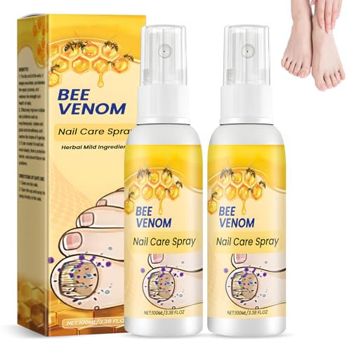 Bee Venom Nail Care Spray, 100 ml Bee Venom Nail Building Serum, Nail Defence Strengthening Cuticle, Nail Repair Serum for Fingernails and Toenails