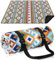 SOMLAW Picknickdecke 200x200 cm, Picknickdecke XXL mit Tragegriff, Picknick Decke Wasserdicht & Isolierte Unterseite, Picknickdecke Waschbar Picnic Blanket für 4-7 Personen (Blau Kariert)