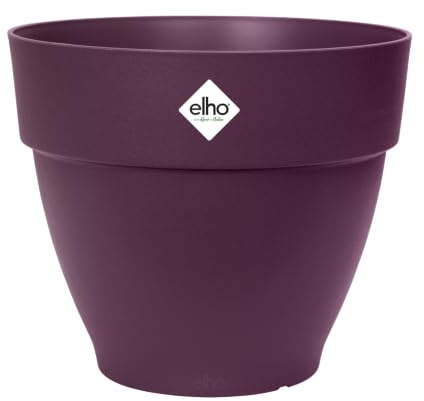 elho vibia campana 30cm flower pot - Maple Purple | Ø 29.8 x H 25.8 cm | Plant Pot Suitable for Outdoor use | 100% Recycled plastic