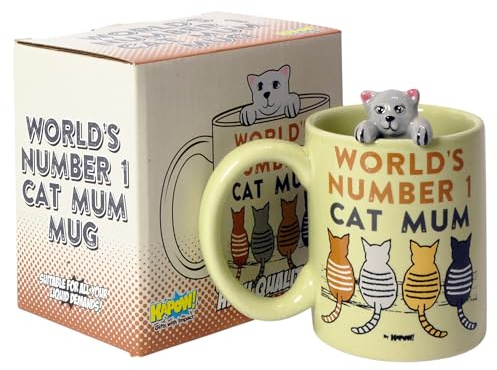 Cat Mum Mug Present for Cat Lover Gift Boxed Cup