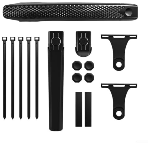 Honseadek Fahrrad-Schutzbleche, erweiterte Abdeckung aus PC + Nylon für Kotflügel für MTB, Rennrad, verstellbarer Schutz für Vorder- und Hinterrad, für Reifen unter 38 mm (1 Stück)