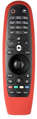 Stoßfeste Silikon-Fernbedienung für LG Smart TV-Fernbedienung AN-MR600 (rot)