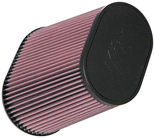 K&N Filtro Aria Universale Ovale/Conico 114mm flangia, 235mm x 159mm base, 178mm x 114mm top, 254mm altezza (RU-1024)
