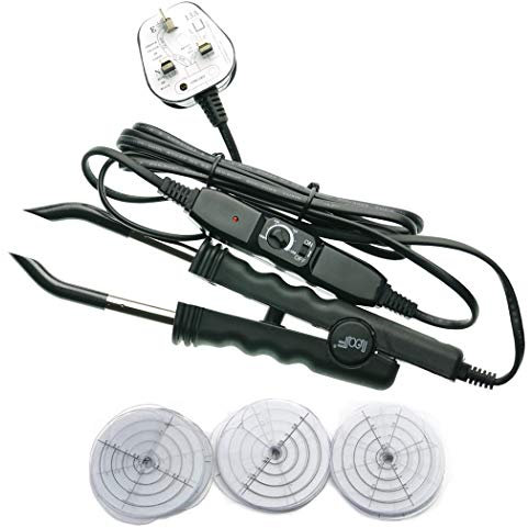 Hair Extensions Iron Gun Hair Extensions Tool for Hair Extensions Pre Bonded Hair Extension Iron UK Plug WithTemperature Adjuster(618)
