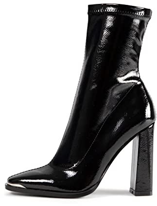 RAID Faith Damen-Stiefelette mit Blockabsatz, Schwarz, Custom, 36 EU
