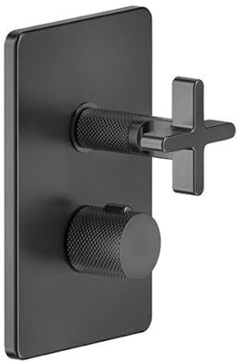 Gessi Inciso Dusche Fertigmontageset, für UP-Thermostat, Ausgang separat anzusteuern, UPK 09269, 58236, Farbe: Warm Bronze PVD