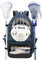 Goloni Lacrosse Tasche - Extra großer Lacrosse-Rucksack mit zwei Schlägerhalter und separatem Stollenfach