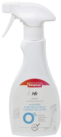 Beaphar, Skincare Spray Senza Risciaquo, Cura della Pelle Sensibile di Cani e Gatti, Formula Delicata per Lenire e Idratare la Cute, Contro Prurito e Irritazioni, con Aloe Vera e Mentolo, 250 ml