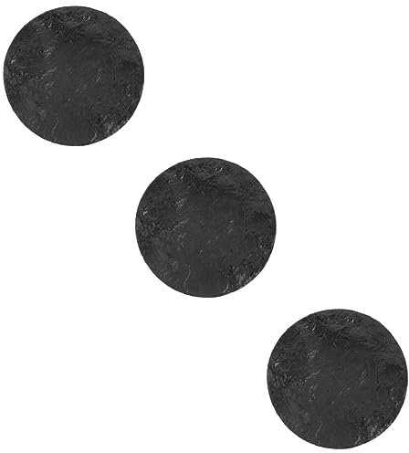 TOPBATHY 3St Schmuckständer Wohnkultur Schmuckplatte in neuartiger Form Schmucktablett schwarze Kerzen Dekor Hochzeitsschmuckhalter Schmuckteller Juwel schmücken Halskette Gips Ringscheibe