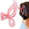 Fermaglio per capelli – Clip per artigli per capelli rosa PC, eleganti per acconciature | Capelli spessi e sottili, fiocco rosa antiscivolo, clip per capelli, 11,4 x 2,8 cm, elegante da