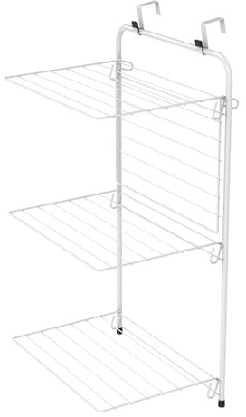 Easylife 3-Tier Over The Door Drying Rack, Foldable Drying Rack Saves Space, Door Mounted Drying Rack Ideal for Apartments and Small Homes, Hanging Clothes Dryer Washing Rail - Fully Guaranteed