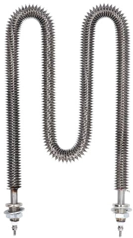 RESISTENZA ALETTATA IN ACCIAIO INOX 3500W TIPO W EROGATORE PER FORNI COTTURA (380V)