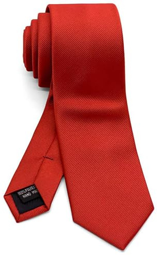 Herren Krawatte, Klassische Schmale 6 cm Elegante Krawatte für Hochzeit