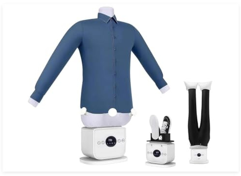 automatic ironing machineAutomatic Shirt Dryer and Ironer, Multi-Size Ironing Manikin, Easy Drying for Shirts and Trousers, Heating Temperature 60-70°C