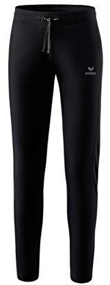Erima Basic Jogging Pantalon sweat en 3 longueurs Femme, Noir, 46L
