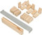 KOTARBAU® Laminat Verlegeset 32tlg. Set Parkett Laminat aus Holz Montagekeile Zugeisen Schlagleiste Holzkeile Laminatverlegen Parkettverlegen Top-Qualität