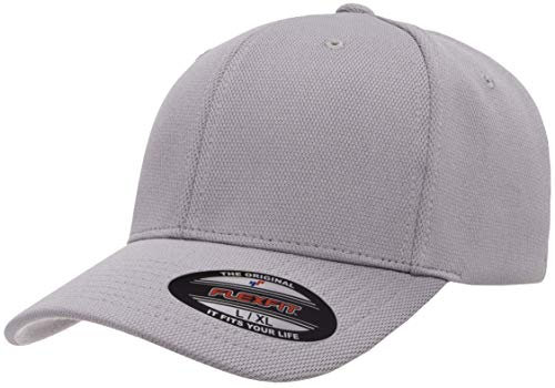 Flexfit Herren Cool & Dry Sport Hut, Silber, L/XL