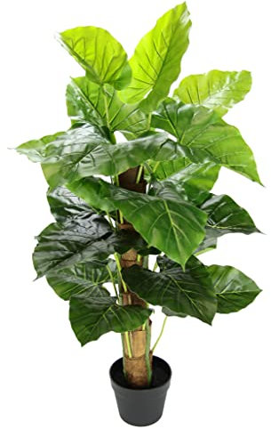 Künstliche Philo-Pflanze im Topf Monstera Kunst-Pflanze Seidenblumen Real Touch grün Kunstpflanzen künstliche Pflanzen Grünpflanze Dekopflanze Kunstbaum Baum groß