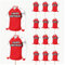 AK Giftshop Football Birthday Cupcakes Cake Food Decorations Picks Toppers - (pack of 14) (Arsenal Colours)