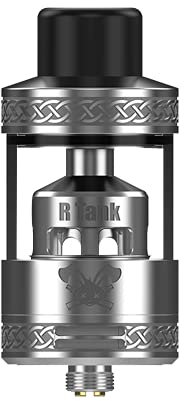 Hellvape Dead Rabbit R RTA Verdampfer, Zubehör für e Zigarette, 25,5 mm, Farbe silber