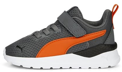 PUMA Unisex Kinder Anzarun Lite Ac Inf Turnschuhe, Cool Dark Gray Rickie Orange Puma Black, 20 EU