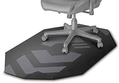Speedlink GROUNID Octa Floorpad-Bodenschutz, Gaming-Stuhl-Unterlage, Fußbodenschutz für Bürostuhl, Anti-Rutsch, 120 x 100 x 0,3 cm, grau