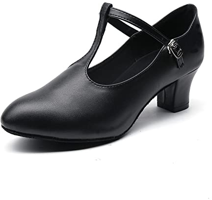 MSMAX Women Character Shoes Girls Party Heels Dancing Pumps for Ballroom Flamenco Tango Latin 9 M US Women