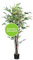 CREATIV green künstliche Bambus Pflanze 160cm I lebensechte Bambus Kunstpflanze mit 749 Blättern I pflegeleichter künstlicher Bambus mit Erde & Topf 15 x 13cm I kunstvolle Bambus Deko Pflanze