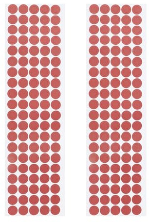 ECSiNG 200pcs 21700 Battery Insulation Gasket Battery Insulation Sheet Lithium Battery Insulating Paper Gasket for Battery Pack Electronic Components Lighting, Red