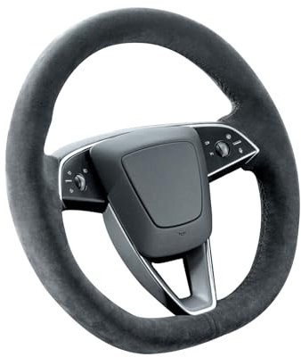 Alfanxi Handstich für Alcantara Lenkradbezug, kompatibel mit Tesla New Model 3 2023 2024 2025 Tesla Highland (schwarzes Gewinde)