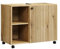 trendteam Smart Living - Meuble sous-Vasque à roulettes - Salle de Bain - PureBliss - Dimensions de Montage (LxHxP) 80 x 64 x 42 cm - Couleur chêne Evoke avec rainures Noires - 233730142