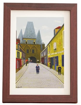 marysgift Bilderrahmen 15x20 Fotorahmen 8 Inches Wohnzimmer zum Stellen und Hängen, Dekorahmen für Fotos Portrait Jubiläum (XK00401,8)