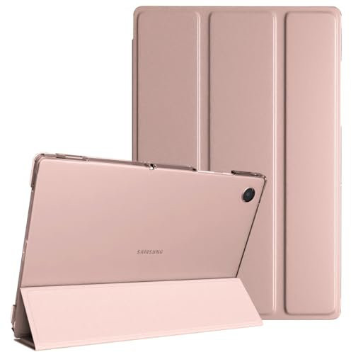 SPOTEX Custodia per tablet Samsung Tab A8 10,5 (2021) SM-X200 SM-X205 Smart Cover con Sleep/Wake magnetica per Galaxy Tab A8 10.5 (oro rosa)