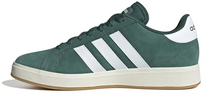 adidas Herren Grand Court Base 00S Shoes, Collegiate Green/Cloud White/Gum, 39 1/3 EU