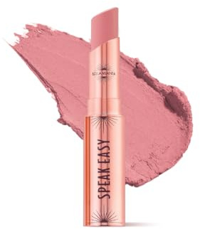 Bellamianta Speak Easy Lipstick | Sweet Seduction Shade | Enriched with Cocoa Butter, Jojoba Oil and Vitamin E | Long-lasting, Moisturising, Creamy Finish