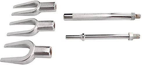 CFTGIW Ensemble de Séparateurs de Joint B en Acier, 5 Pièces, Dissolvant d'extrémité de Tige de Cornichon, Kit d'outils de Fourchette de Cornichon avec Boîte pour Voitures Légères,