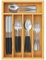 Lifewit Rangement Couvert pour Tiroir, Organisateur Couverts Tiroir, Rangement Cuisine Ustensiles, Bac de Rangement pour Fourchettes Couteaux Cuillères Vaisselle, 5 Compartiments, Naturel