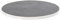 Oviala Montmartre Tischplatte, rund, Marmor, Schwarz, mit Umreifung, silberfarben, 60 cm