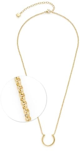 JEWELS BY LEONARDO Halskette Clip & Mix Maisy • kurze Anker-Kette aus goldfarbenem Edelstahl • halb offener Ring bietet Platz für Anhänger • 45-52 cm Länge • Schmuck Geschenk für Frauen,024931