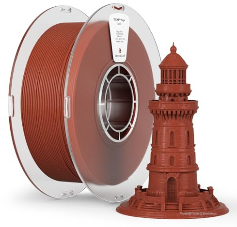 kexcelled PLA Marmor Filament 1,75mm, Rockeffekt, 1kg, Magic Brick | 3D Druck Ästhetische Materialien, Maßgenauigkeit +/- 0,03mm, Passend für die Meisten FDM-Drucker