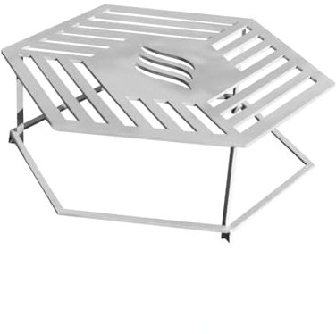 Grille/Plinthe Grand Banquet 150 (brasero-plancha Hexagone)