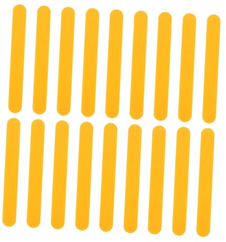 SHERCHPRY 20Pcs Plastic Tongue Spatulas Set for Pediatric Oral and Examination Ergonomic Handle for Comfortable Grip for Developing Oral Hygiene Habits
