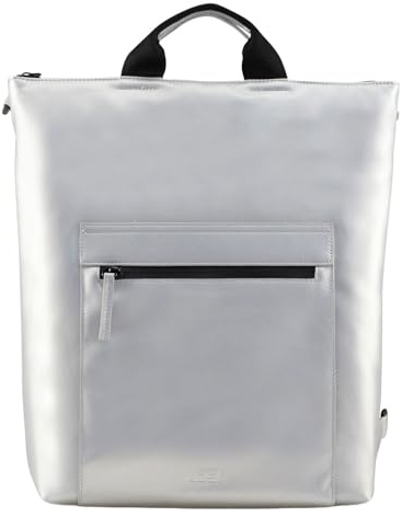 JOST Freizeitrucksack Rucksack mit Laptopfach Halmstad X-Change Bag Silver silberfarben
